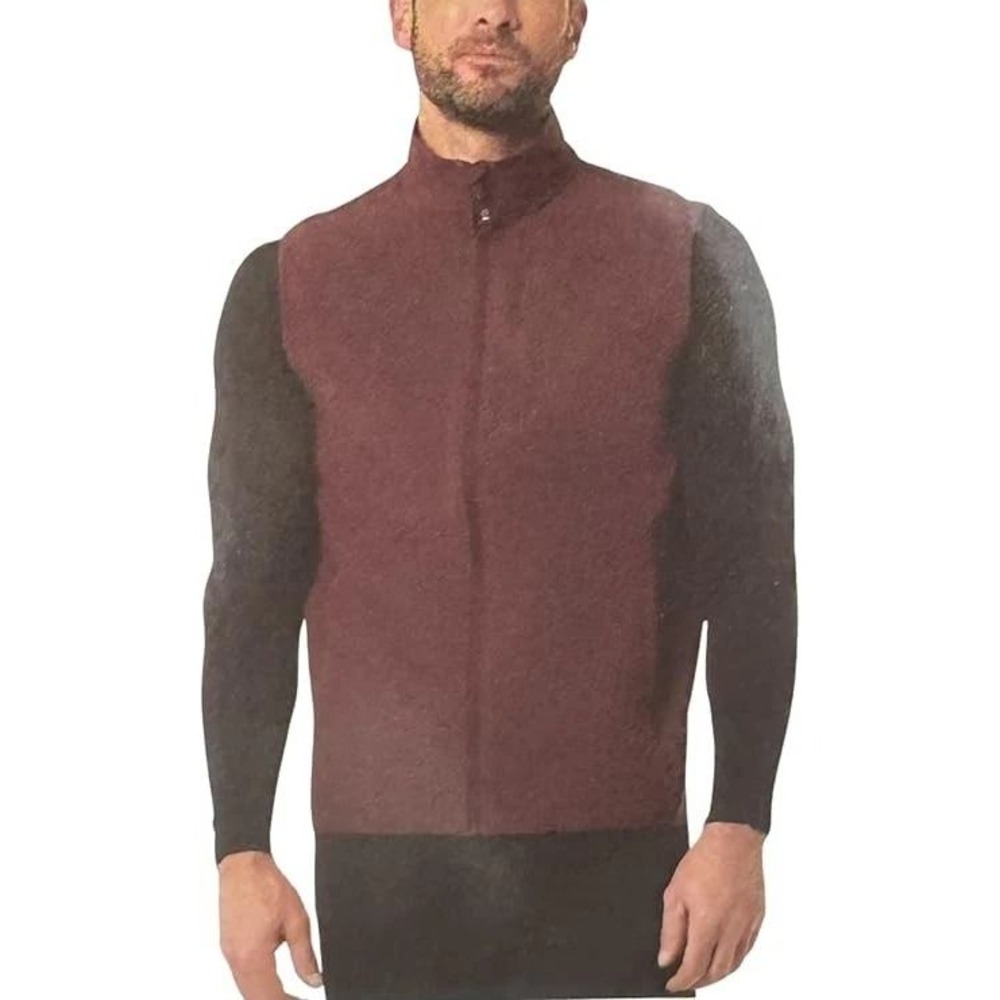 NWOT 32 Degrees Heat Vest Men's XXL Brown Full Zip Softshell Windbreaker